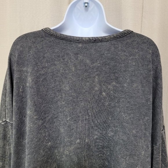 Fantastic Fawn Sweatshirt Women's Size Small Dark Gray With Pockets Made In USA - Picture 4 of 8